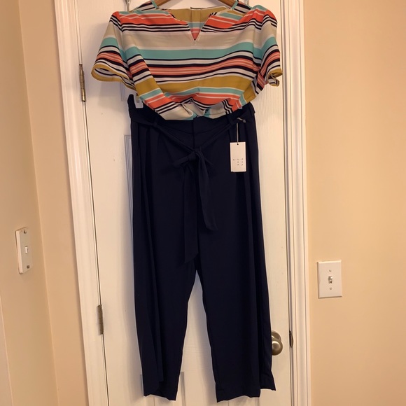 Wide leg cropped pants - Picture 4 of 4